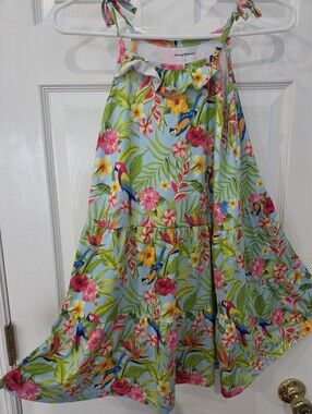 Tommy Bahama Girls Sundress Tropical Sz 7